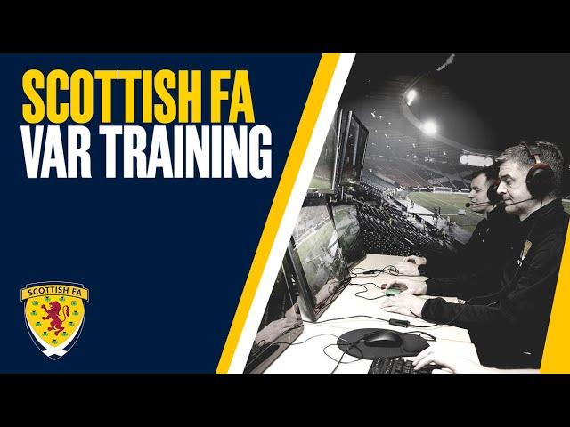 Behind the scenes at the Scottish FA VAR Training Centre