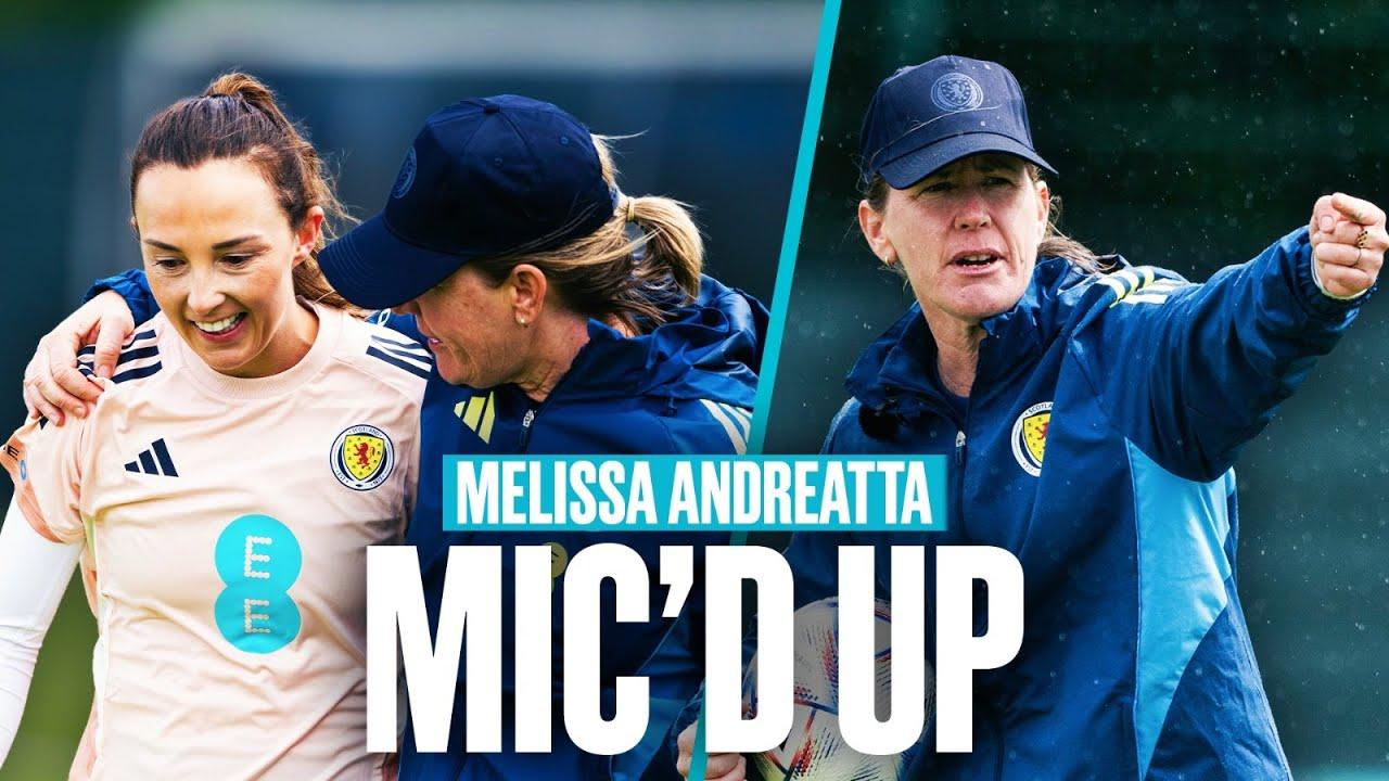 ‘I LOVE IT!’ | Melissa Andreatta Mic’d Up for First Training Session | SWNT