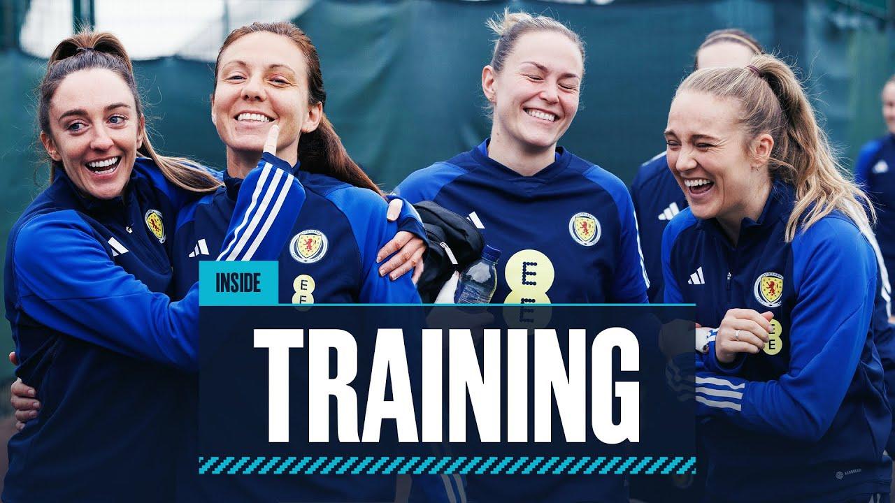 😬 All Smiles as Scotland Prepare for Netherlands Double Header! | Inside SWNT Training