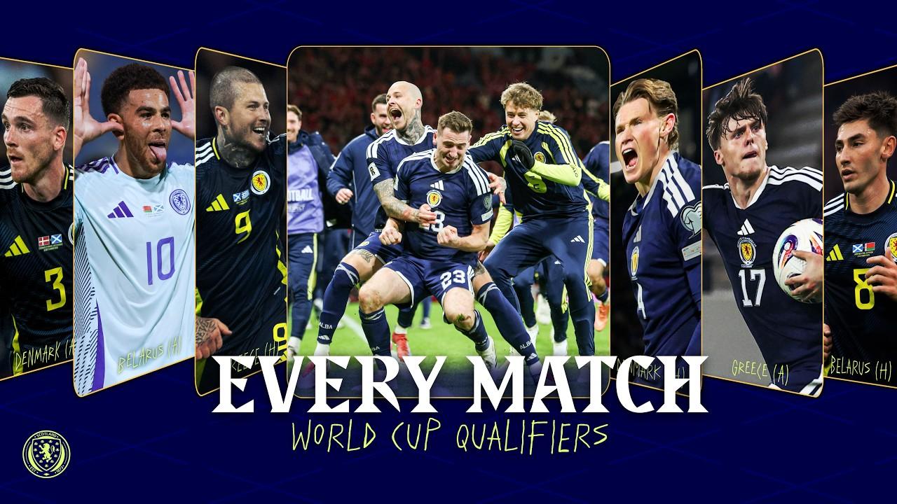 EVERY Scotland 2026 World Cup Qualification Match | Denmark, Greece Belarus | 2026 FIFA World Cup