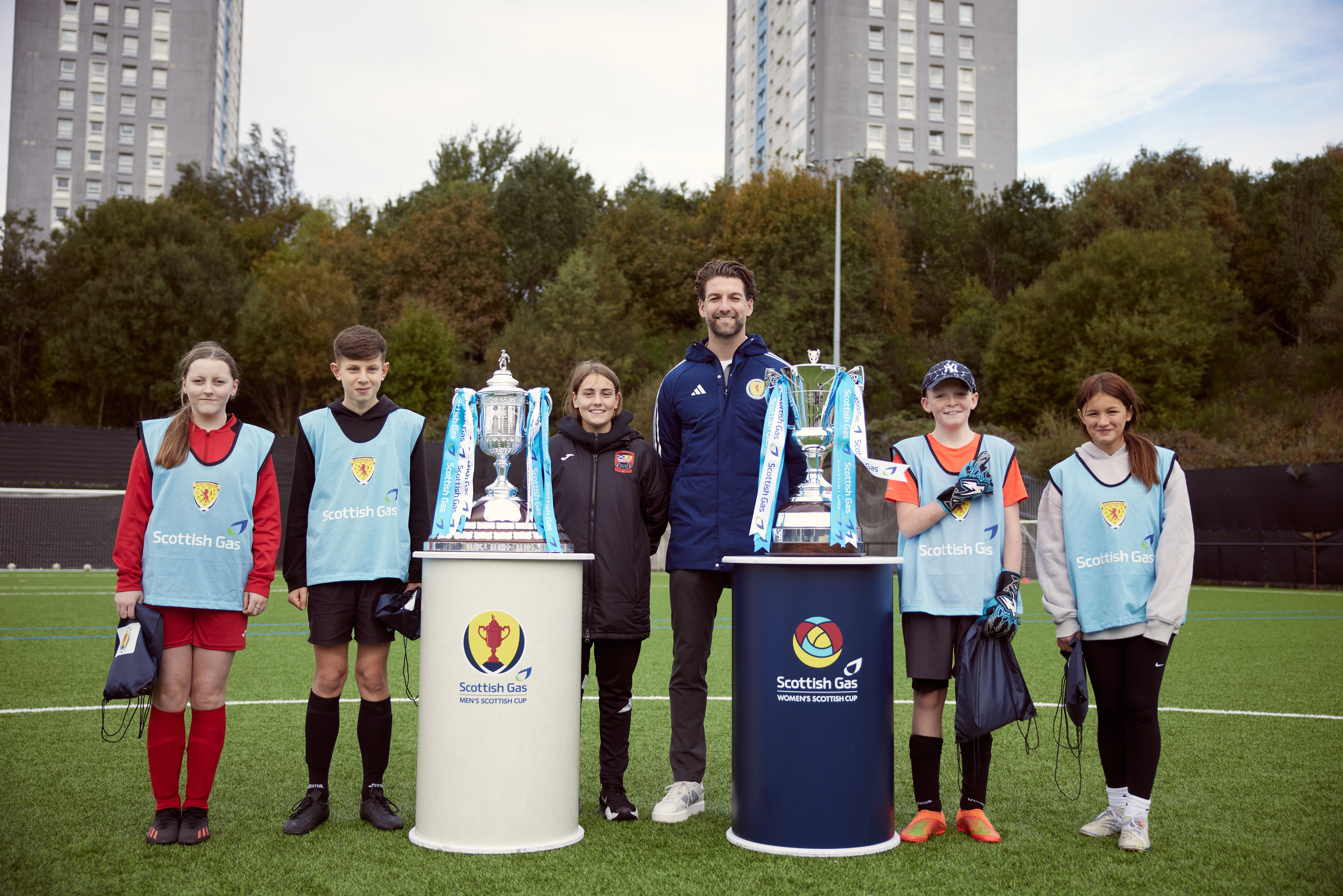 Charlie Mulgrew at Scottish Gas Football Camp