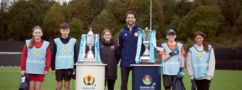 Charlie Mulgrew at Scottish Gas Football Camp
