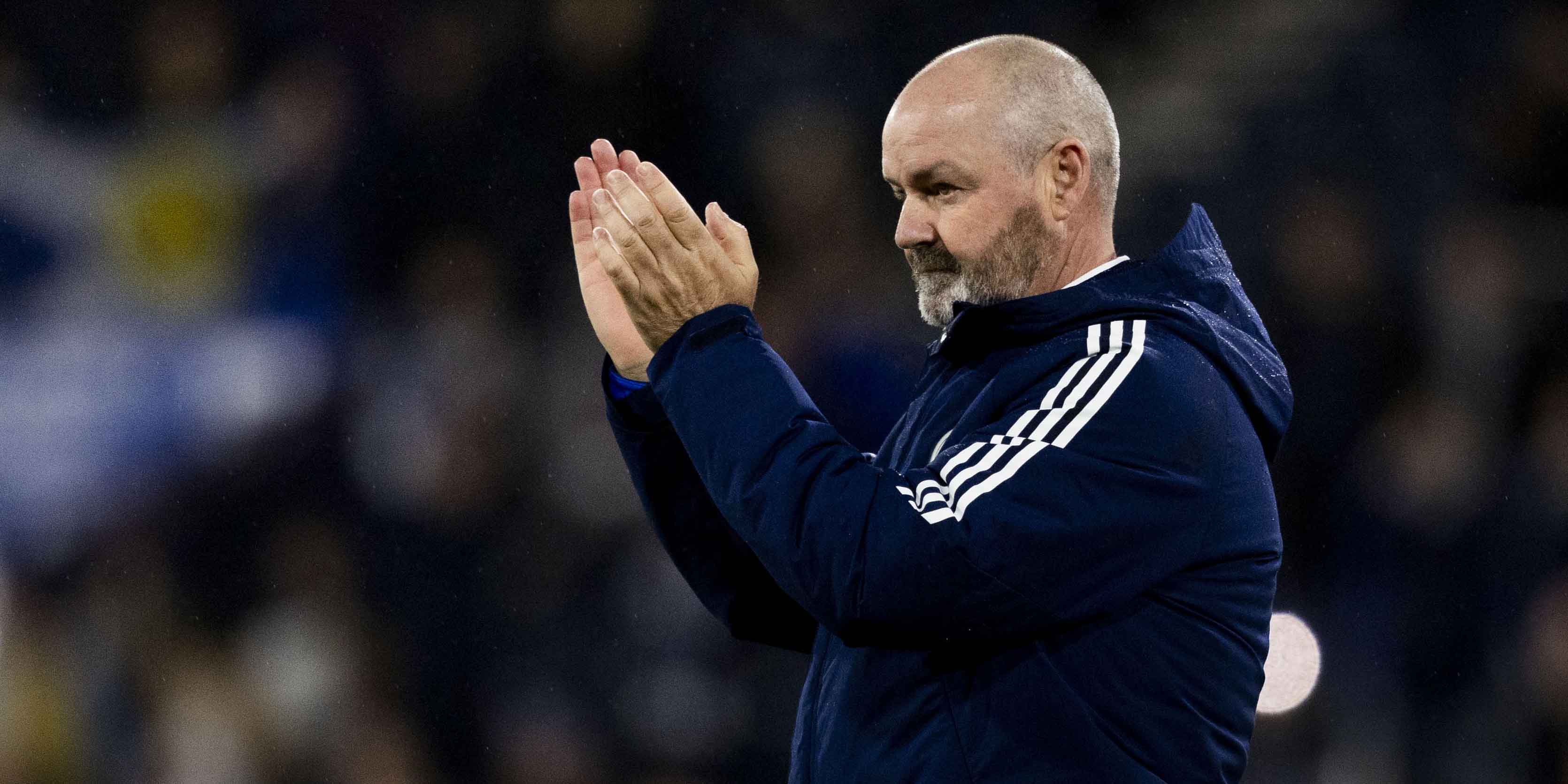Steve Clarke applauding