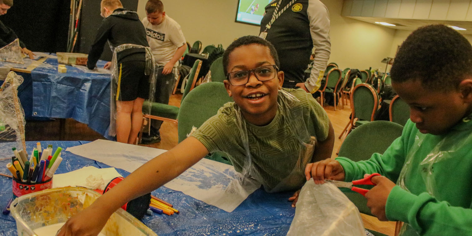 Children playing in the Extra Time Programme