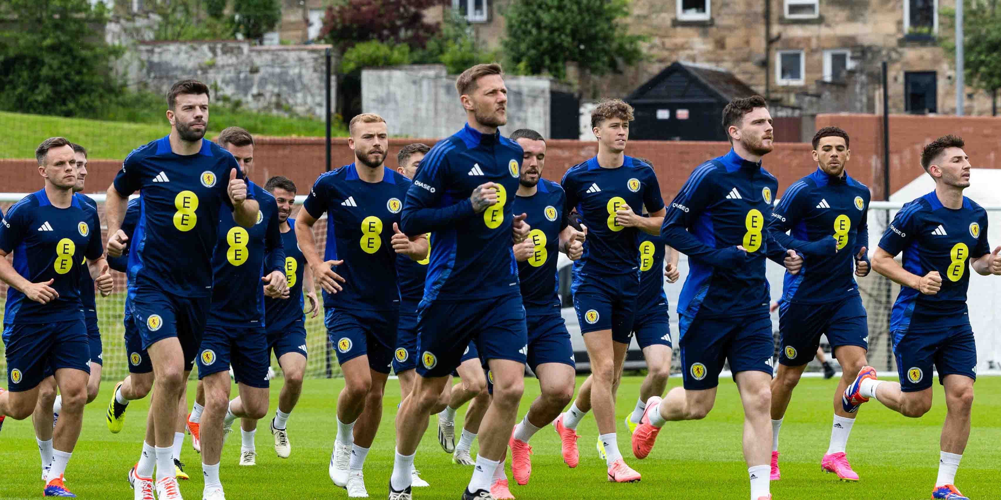 Scotland players training