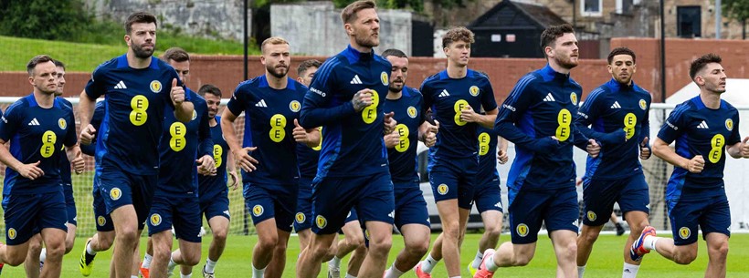 Scotland players training
