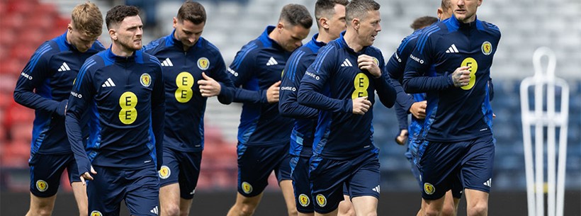 Scotland players training