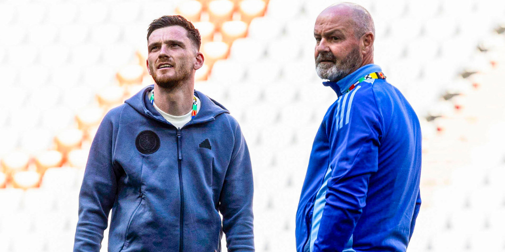 Andy Robertson and Steve Clarke