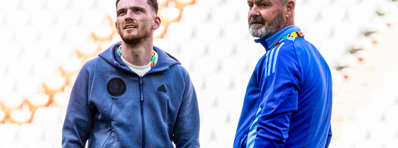 Andy Robertson and Steve Clarke