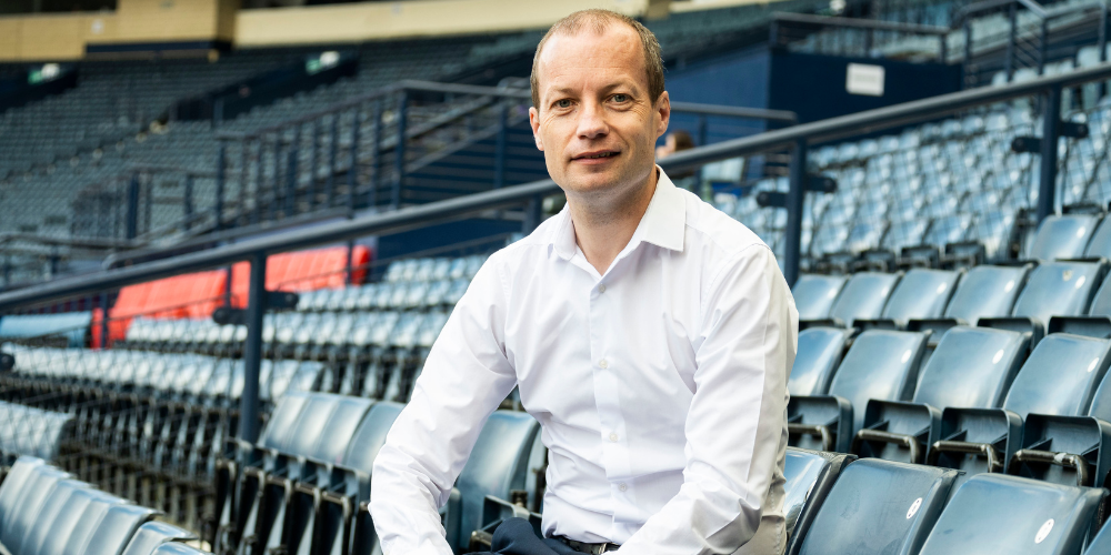 Willie Collum at Hampden Park