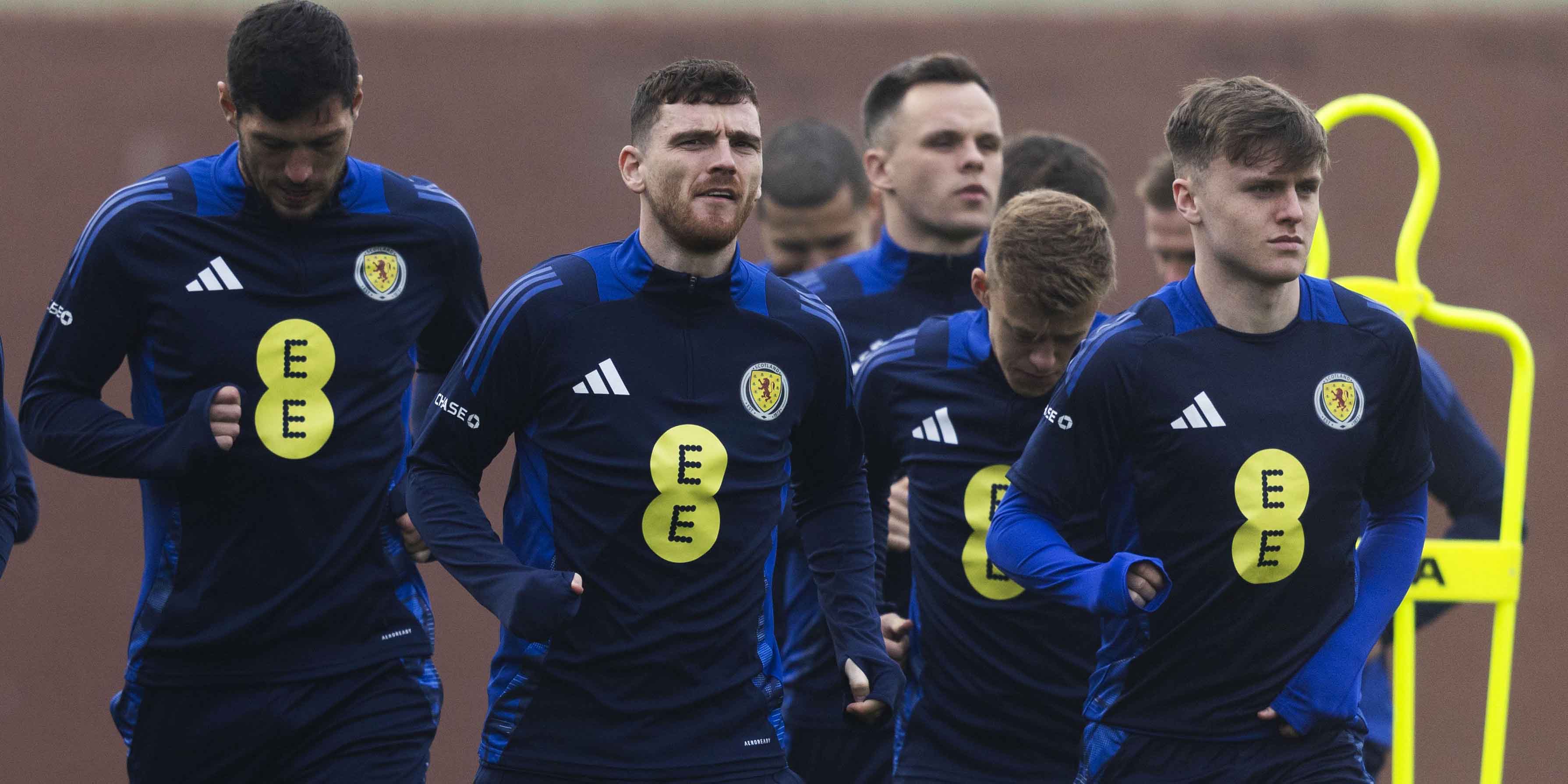 Scotland players training