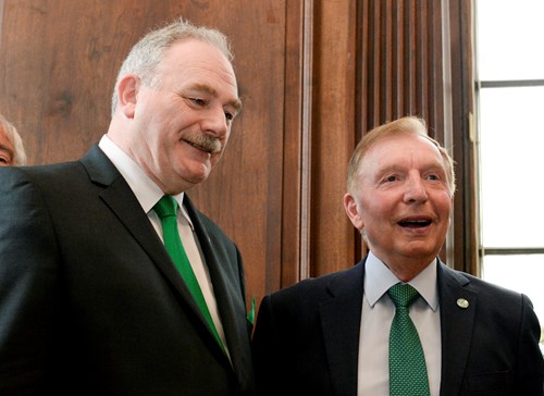 Rod Petrie and Sir Tom Farmer