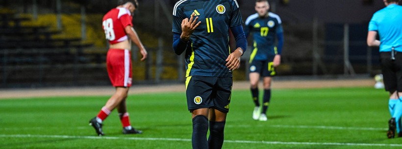 Emilio Lawrence celebrates another goal
