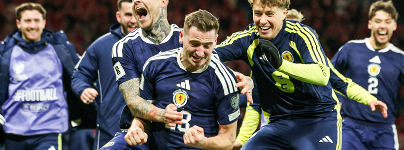 Scotland celebrate World Cup qualification
