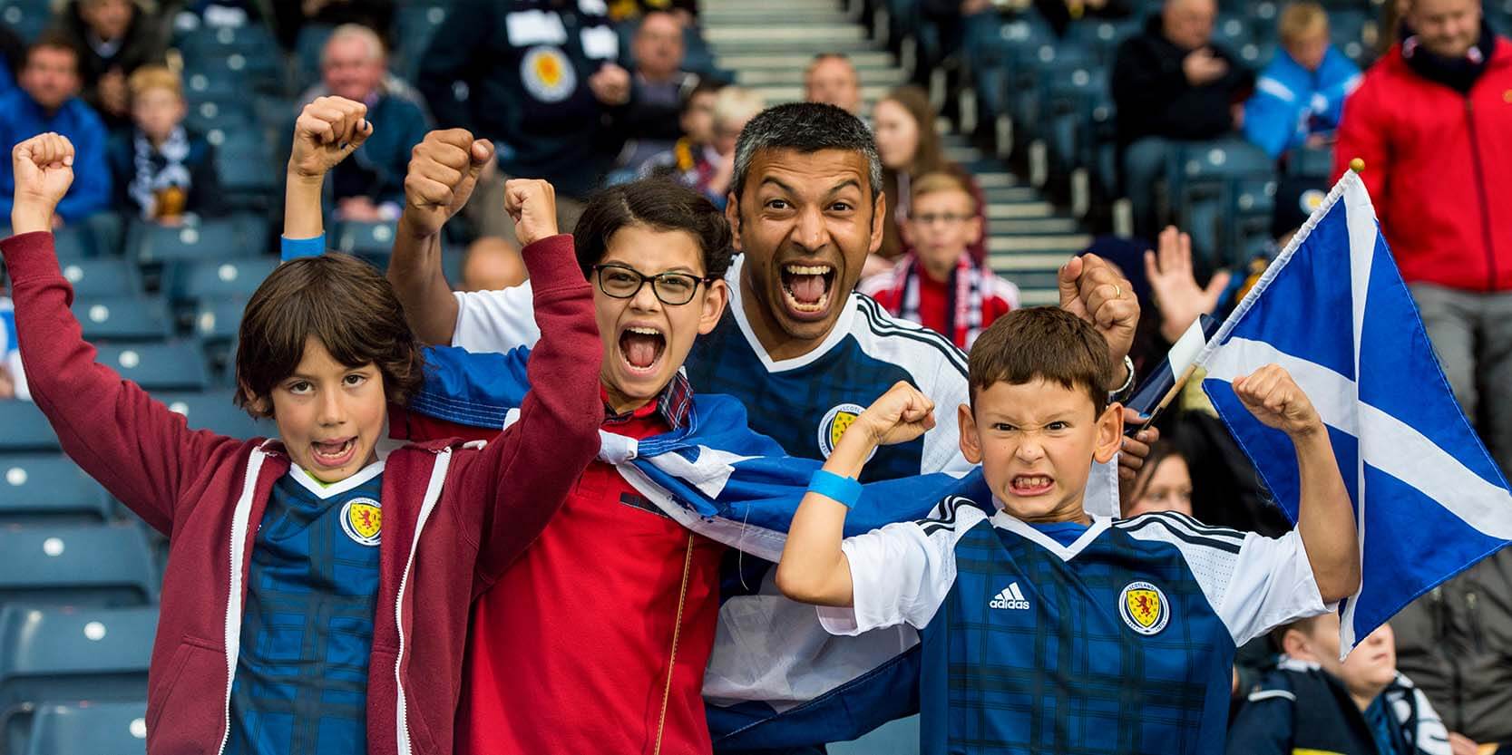 Scotland young fans