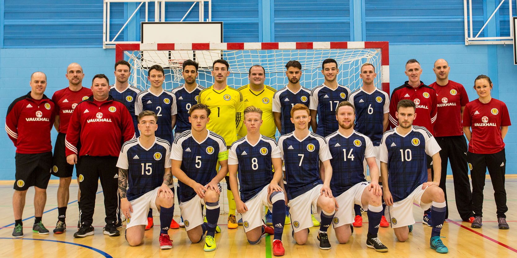Scotland Futsal Team at the 2017 Home Nations Championship