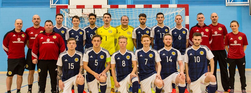 Scotland Futsal Team at the 2017 Home Nations Championship