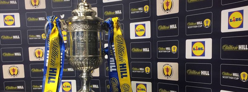 Scottish Cup Trophy and draw balls