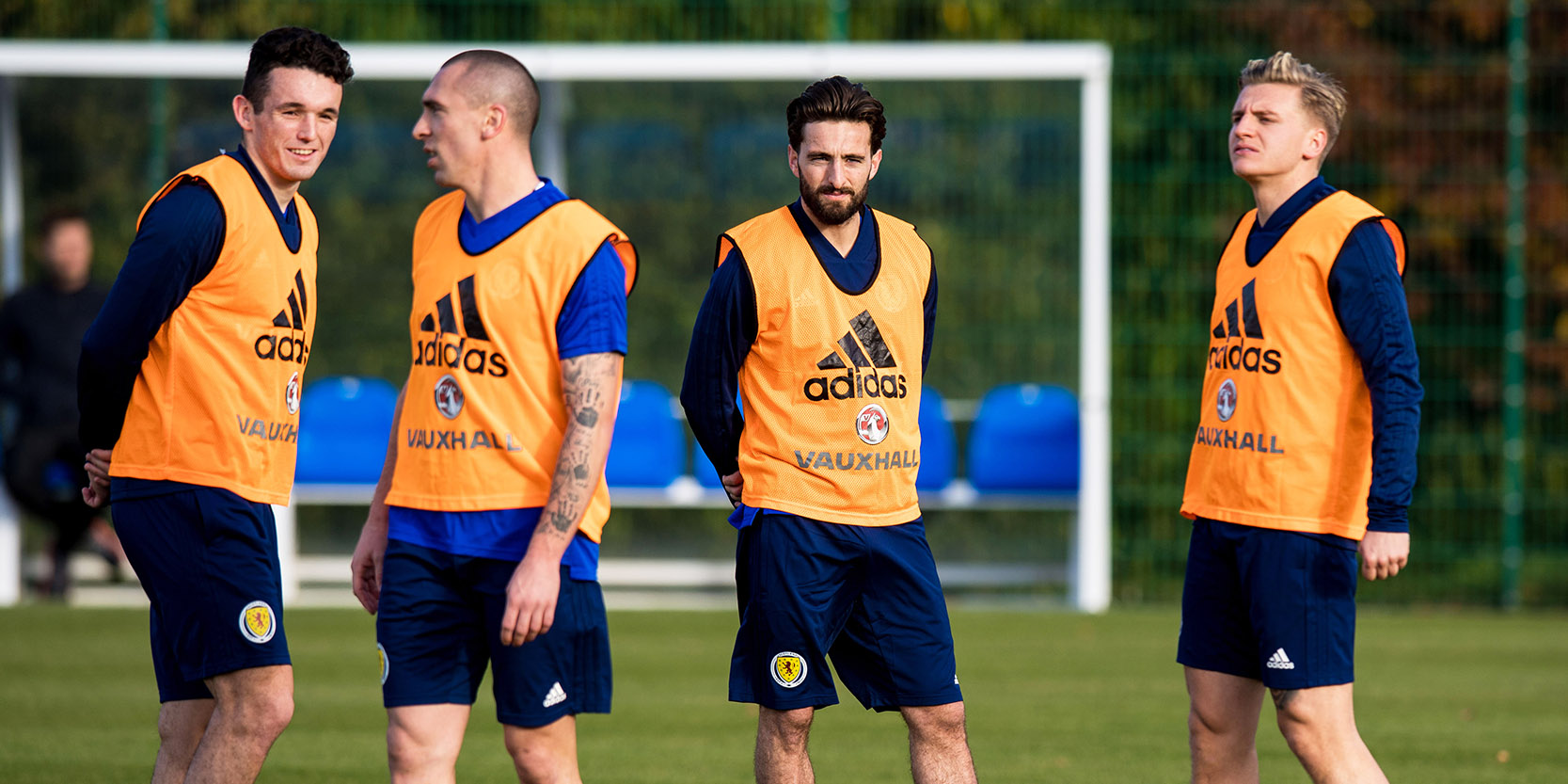 Players train at Oriam ahead of Scotland v Netherlands