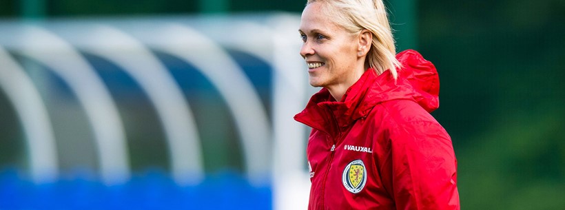 Shelley Kerr oversees Scotland training at Oriam