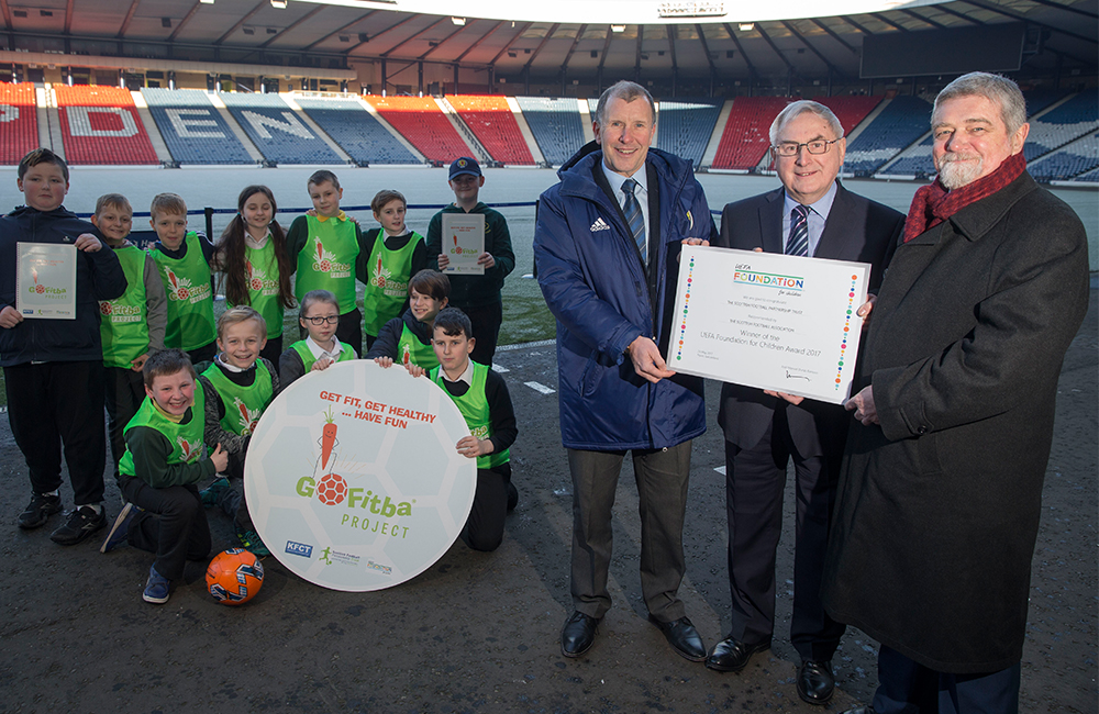 Scottish Football Partnership funding announcement at Hampden