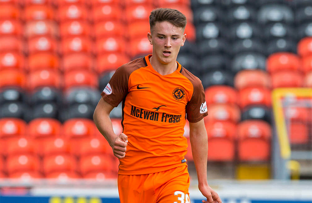 Logan Chalmers talks about his debut at Dundee United