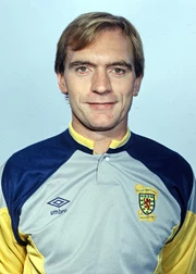 Jim Leighton in Scotland shirt