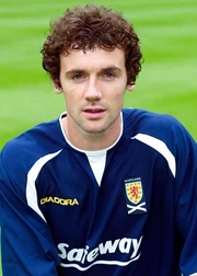 Christian Dailly in a Scotland shirt