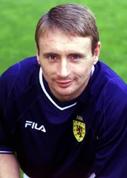 Tom Boyd in a Scotland shirt