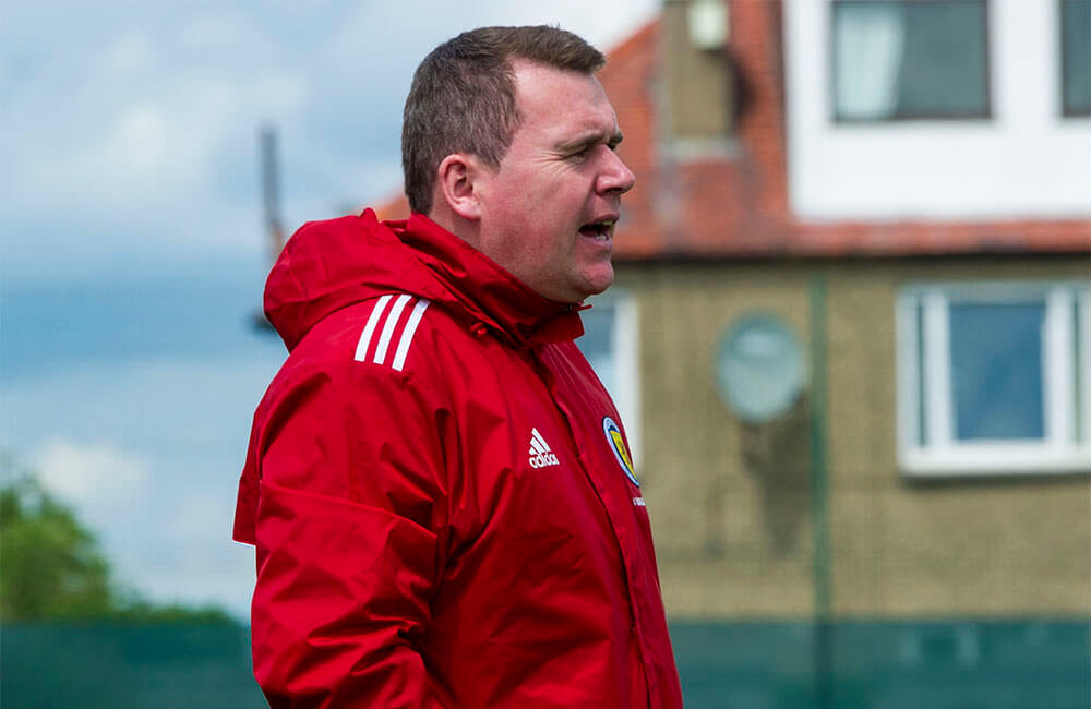 Scotland Women's Under-16s head coach Paul Brownlie