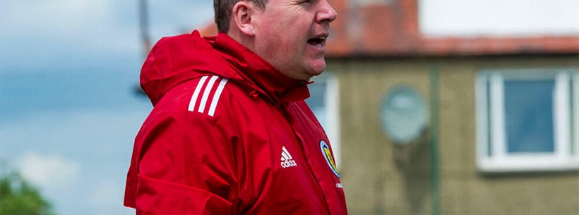 Scotland Women's Under-16s head coach Paul Brownlie