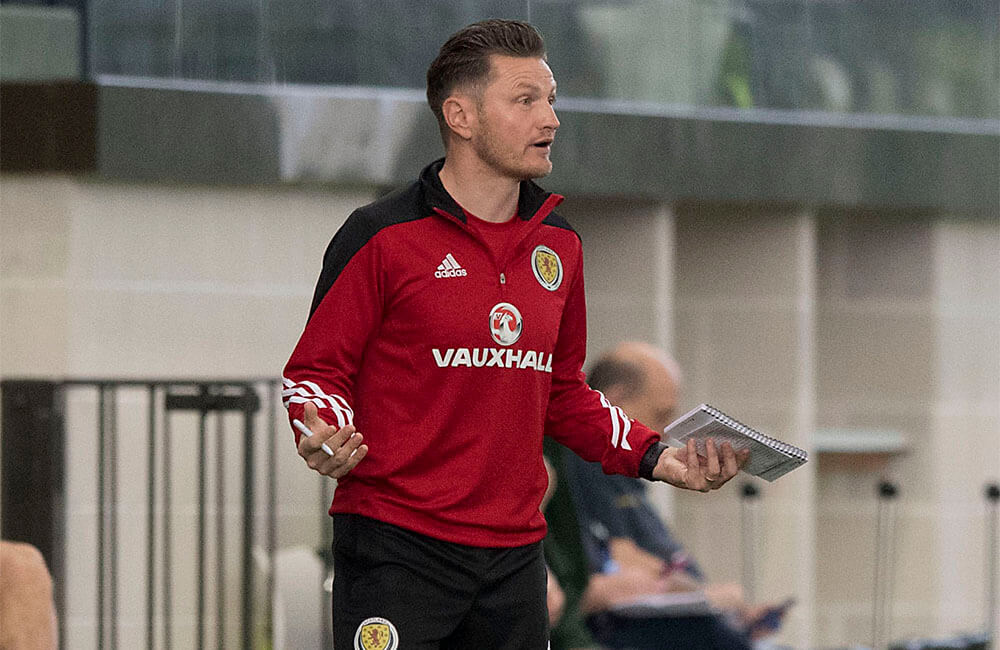 Scotland Under-16s head coach James Grady
