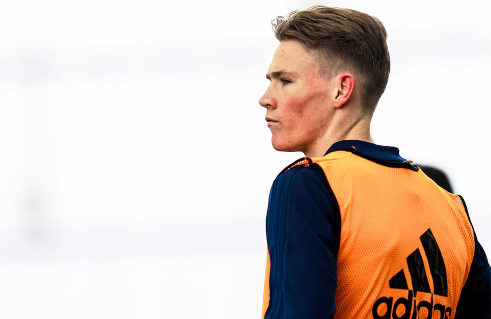Scott McTominay training