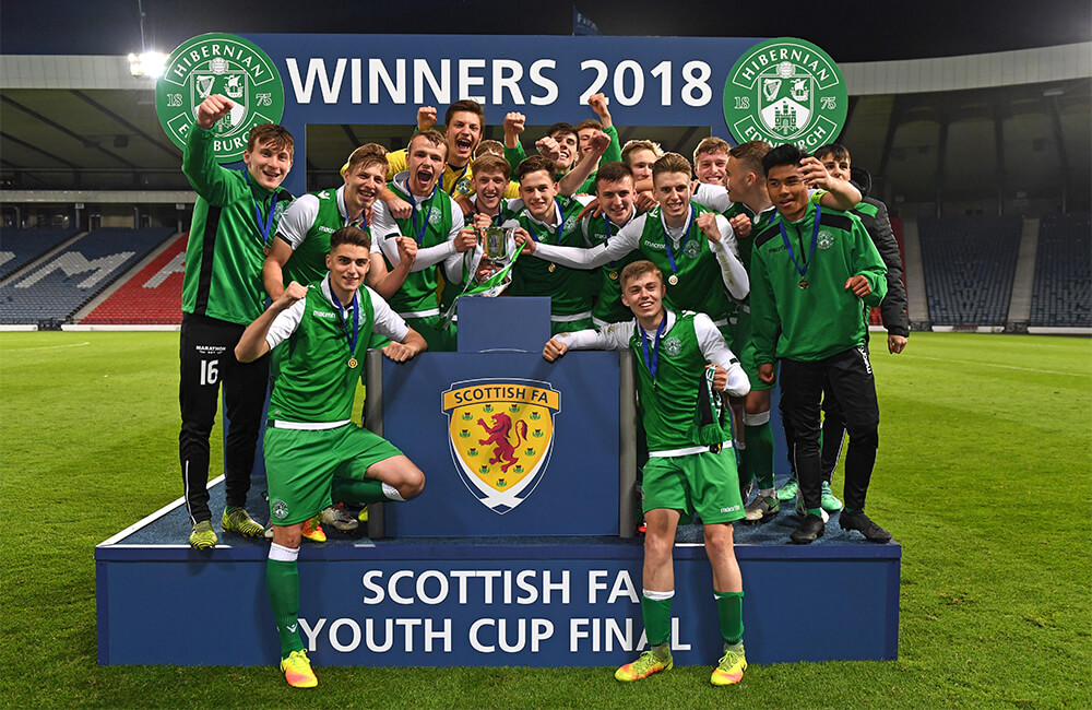Hibernian win Youth Cup