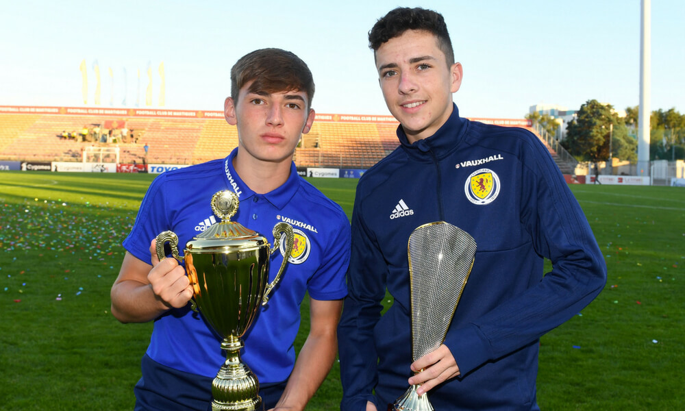 Billy Gilmour and Michael Johnston