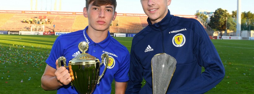 Billy Gilmour and Michael Johnston