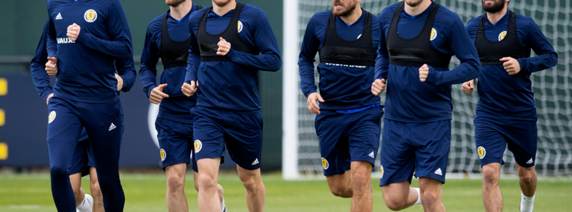Squad training pre Israel away