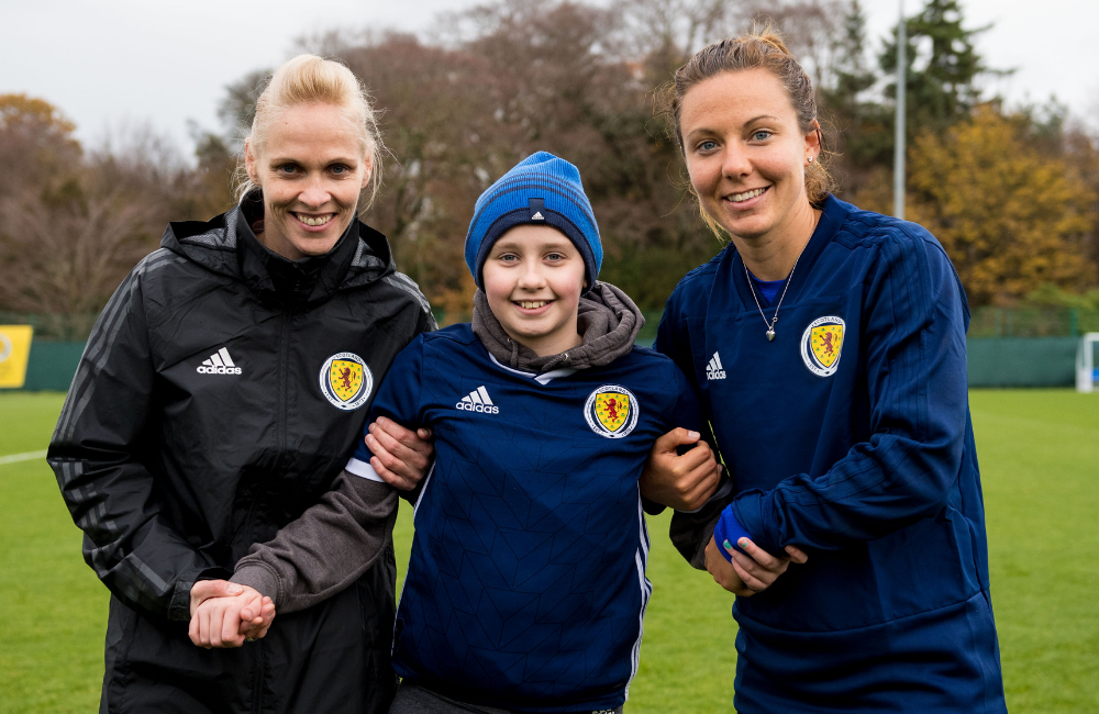 Shelley Kerr, Katie Pake, Rachel Corsie