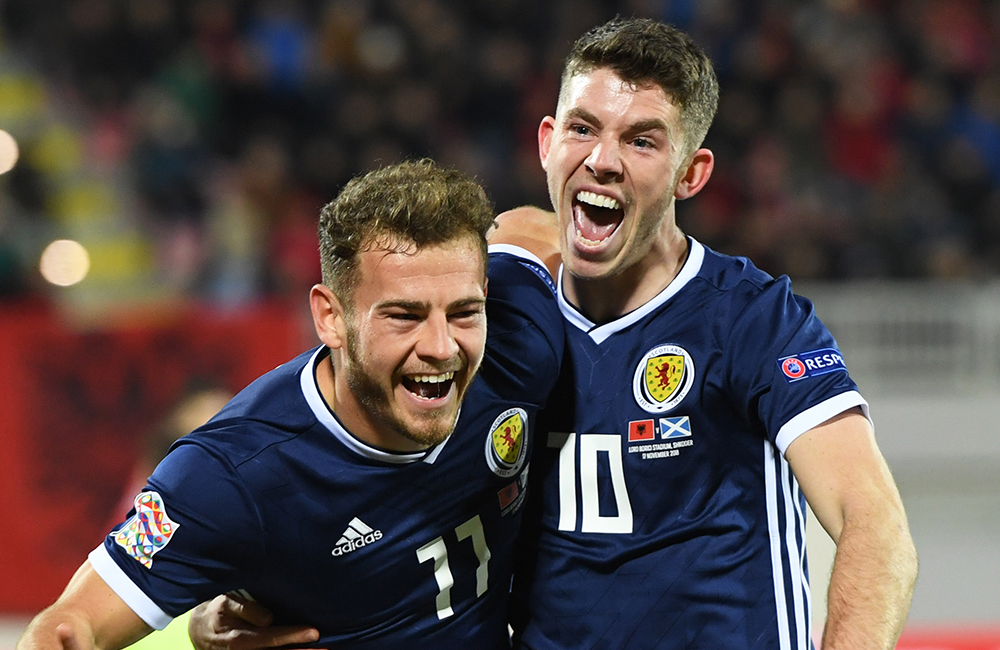 Ryan Fraser celebrates
