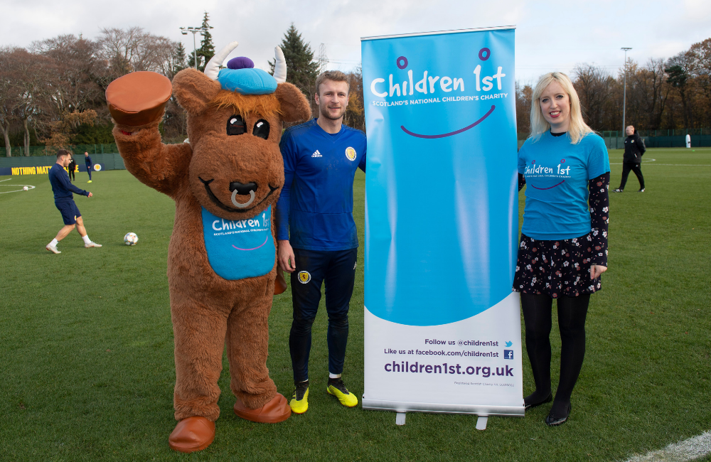 Scott Bain with Children 1st