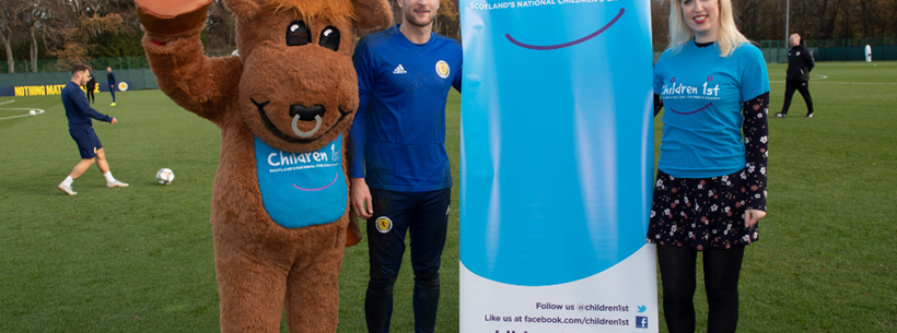 Scott Bain with Children 1st