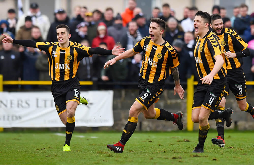 Auchinleck Talbot celebrate
