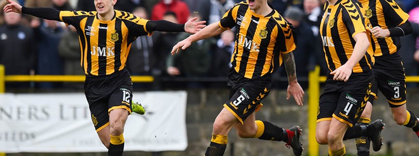 Auchinleck Talbot celebrate