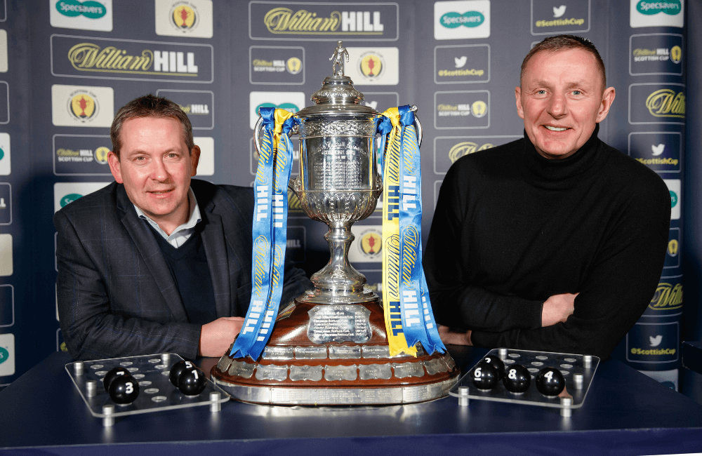 Billy Dodds and Rab Douglas