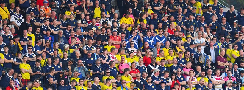 Scotland football fans