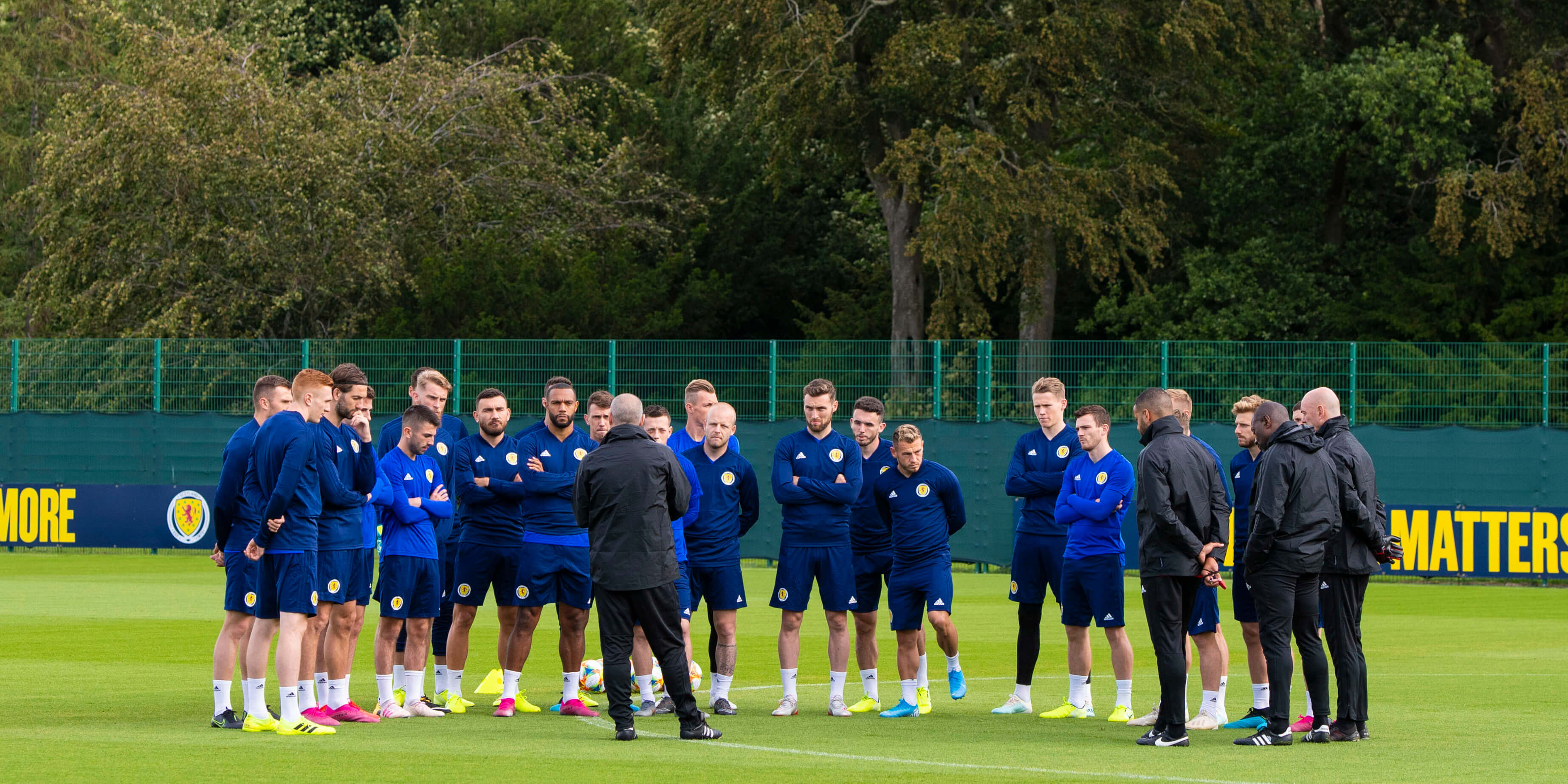 Scotland Training at Oriam