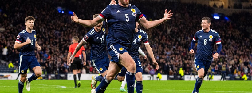 John Souttar celebrating