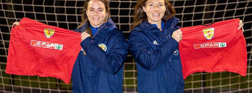 Lee Alexander and Rachel Corsie