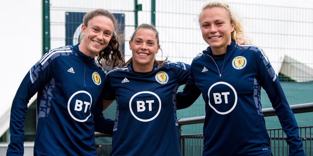 Kelly Clark, Lisa Robertson and Claire Emslie