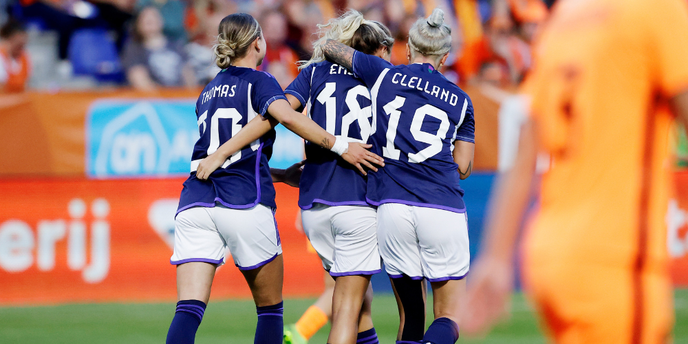 SWNT players celebrate